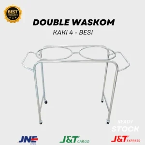 DOUBLE WASKOM KAKI 4 BESI