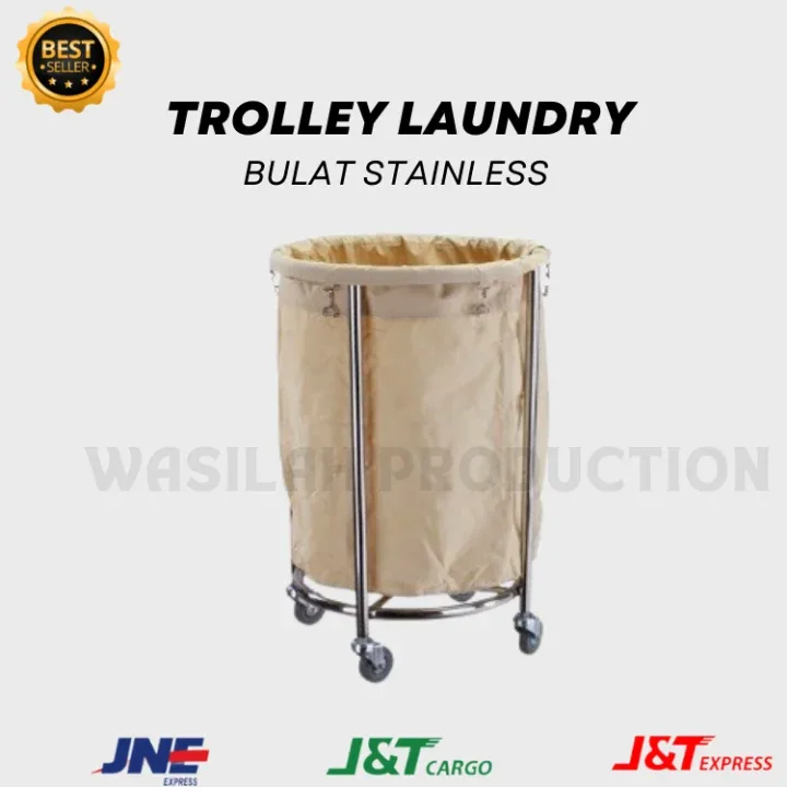 TROLLEY LAUNDRY BULAT STAINLESS