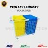 TROLLEY LAUNDRY DOUBLE BESI