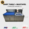 BABY TABLE WASTAFEL STAINLESS